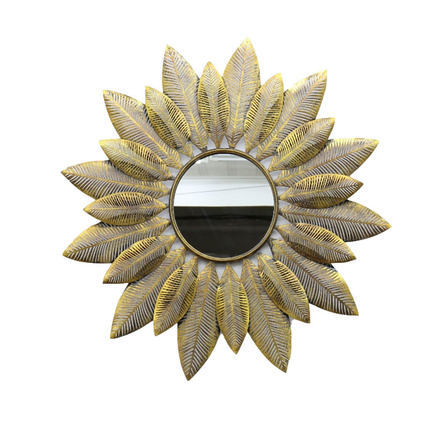 Decorative Round Floral Wall Mirror | Kelmera