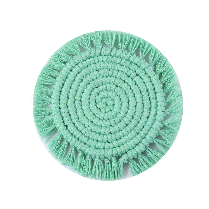 Decorative Round Macrame Trivet | Kelmera
