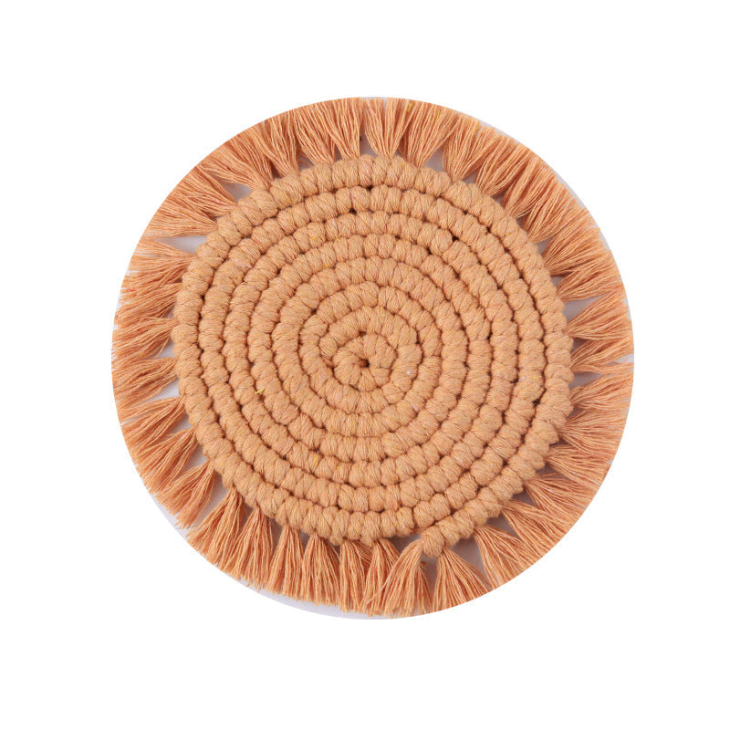 Decorative Round Macrame Trivet | Kelmera