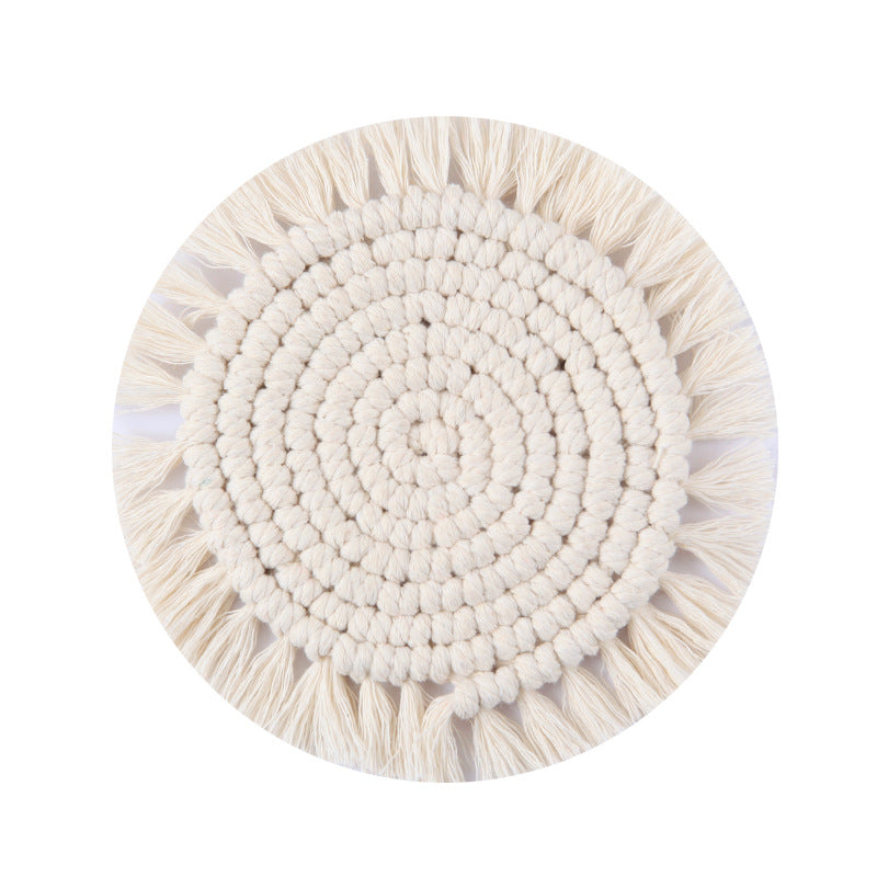 Decorative Round Macrame Trivet | Kelmera