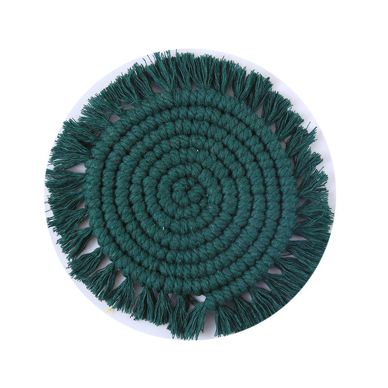 Decorative Round Macrame Trivet | Kelmera