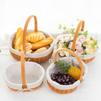 Decorative Round Woven Basket | Kelmera