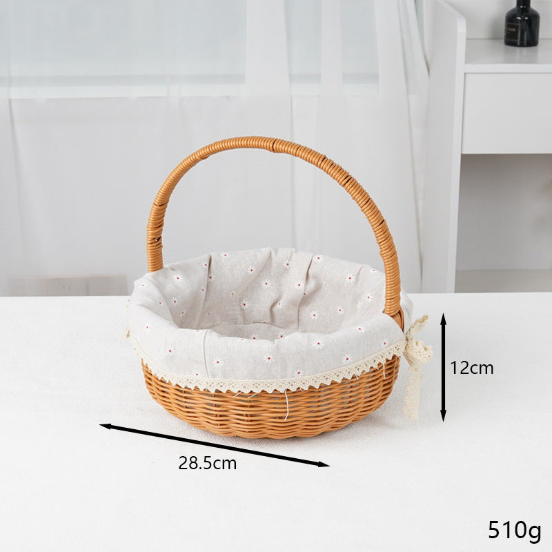 Decorative Round Woven Basket | Kelmera