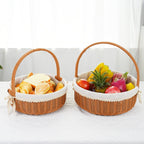 Decorative Round Woven Basket | Kelmera