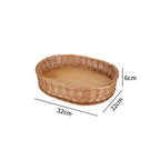 Decorative Round Woven Basket with Wooden Base | Kelmera