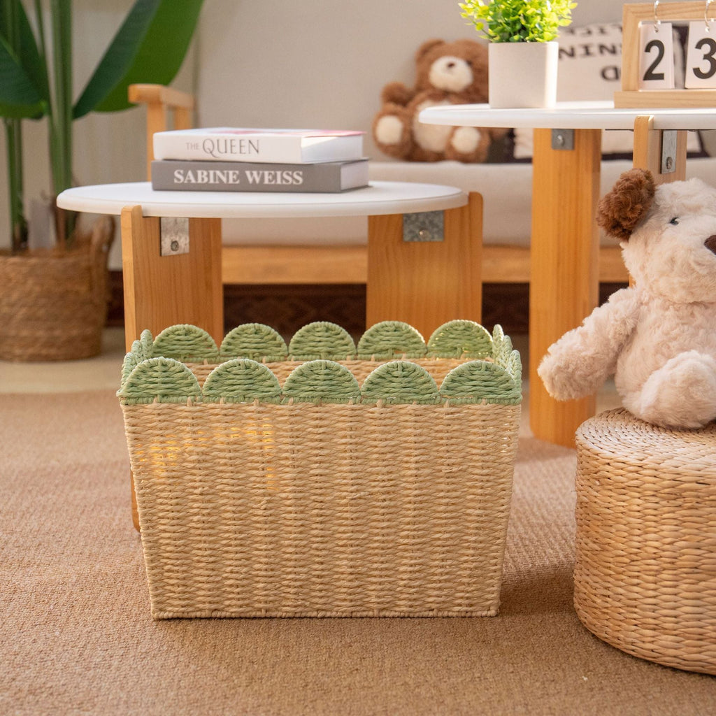 Decorative Scalloped Storage Basket | Kelmera