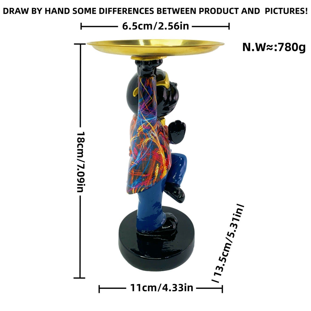 Decorative Sculpture with Tray | Kelmera