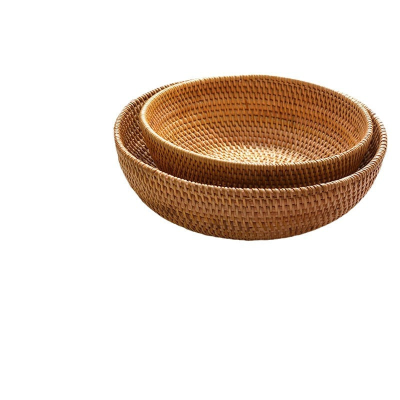 Decorative Serving Plate made of Woven Natural Material | Kelmera