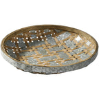 Decorative Serving Tray Bamboo Handwoven | Kelmera