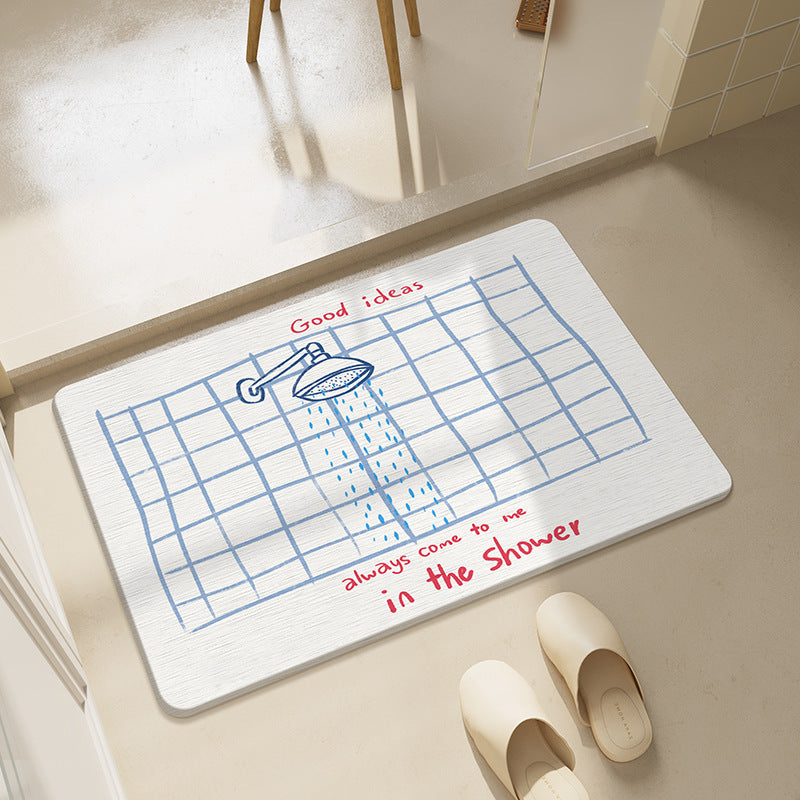 Decorative Shower Mat | Kelmera