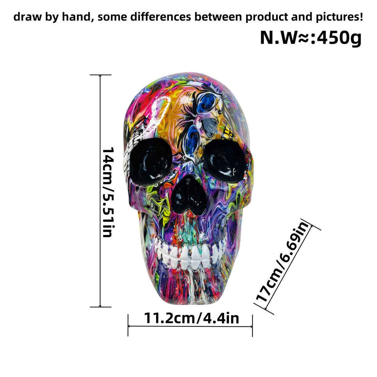 Decorative Skull Soft Textile Ceramic | Kelmera