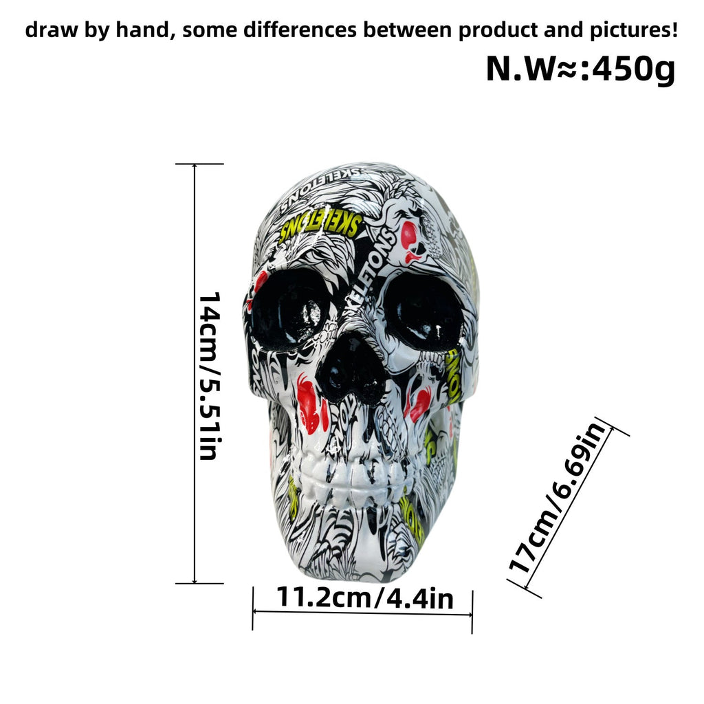 Decorative Skull Soft Textile Ceramic | Kelmera