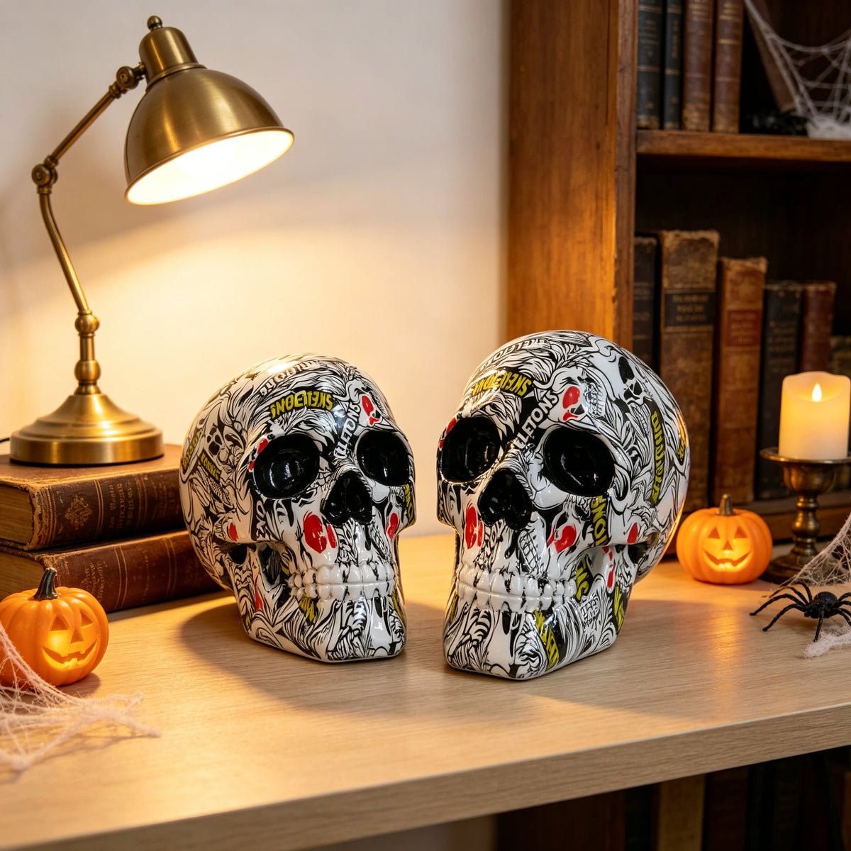 Decorative Skull Soft Textile Ceramic | Kelmera