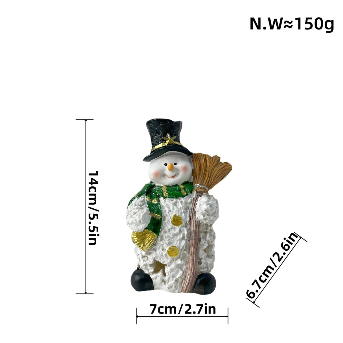Decorative Snowman Sculpture | Kelmera