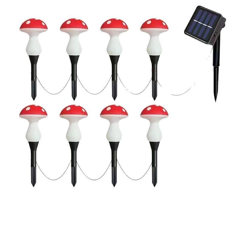 Decorative Solar Mushroom Garden Stake Lights | Kelmera