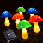 Decorative Solar Mushroom Garden Stake Lights | Kelmera