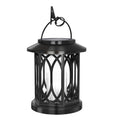 Decorative Solar-Powered Hanging Lantern for Outdoor Use with Iron Mesh Frame | Kelmera
