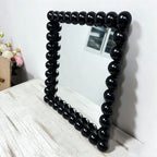 Decorative Square Wall Mirror with Beaded Frame | Kelmera