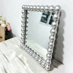 Decorative Square Wall Mirror with Beaded Frame | Kelmera