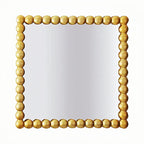 Decorative Square Wall Mirror with Beaded Frame | Kelmera