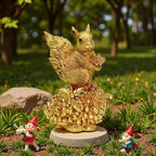 Decorative Squirrel Sculpture on a Pine Cone | Kelmera