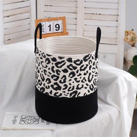 Decorative Storage Basket Black 36 | Kelmera