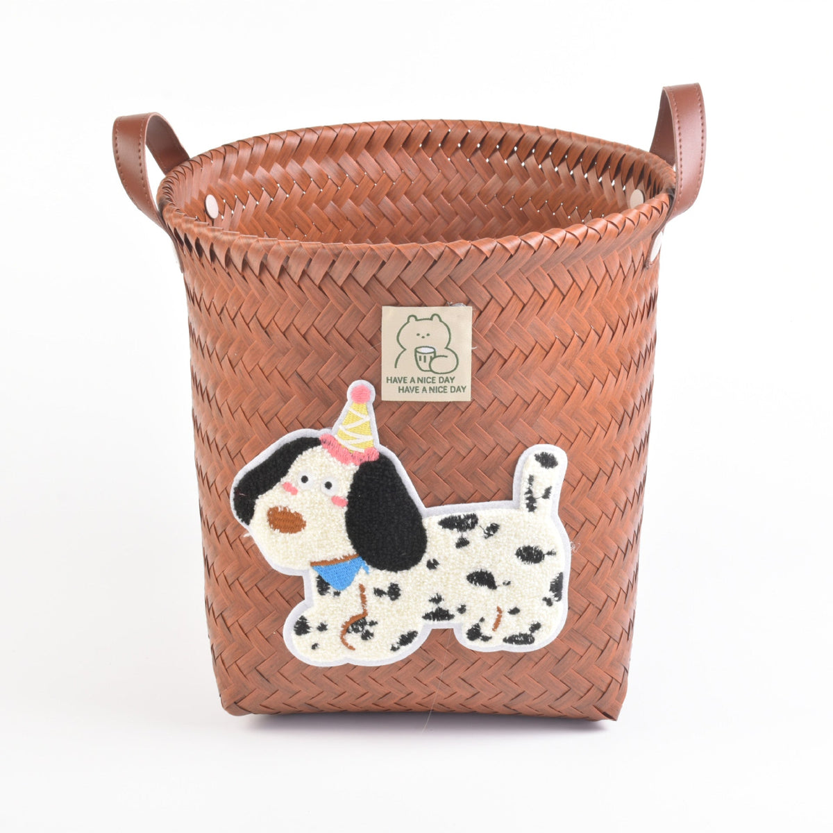 Decorative Storage Basket Brown Gray | Kelmera