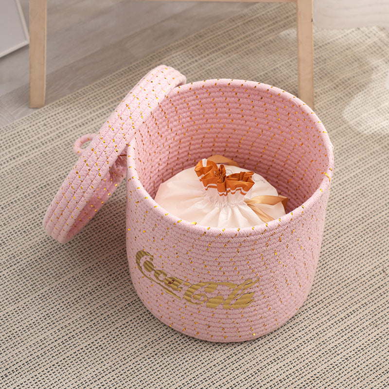 Decorative Storage Basket Cotton Textile | Kelmera