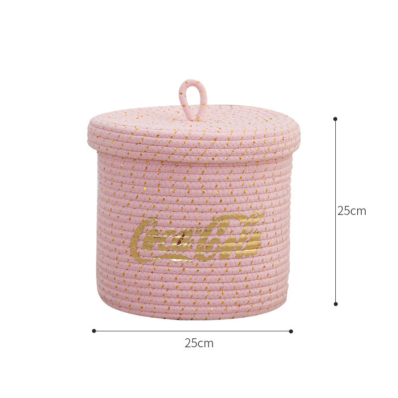 Decorative Storage Basket Cotton Textile | Kelmera