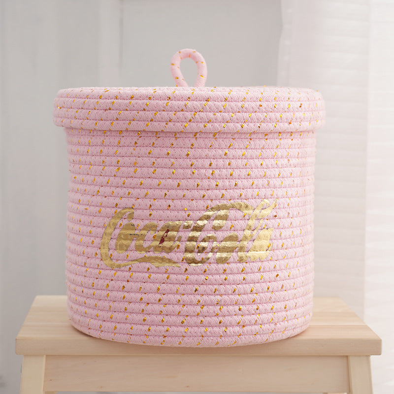 Decorative Storage Basket Cotton Textile | Kelmera