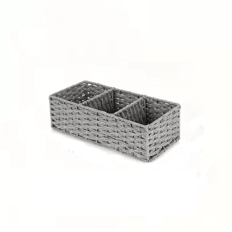 Decorative Storage Basket Gray Brown | Kelmera