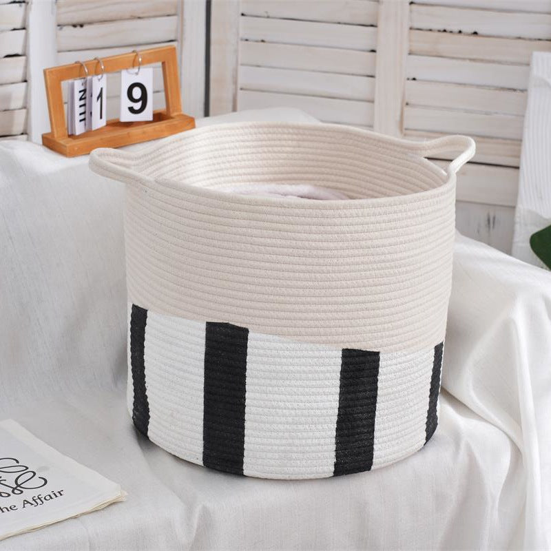 Decorative Storage Basket Green Orange | Kelmera