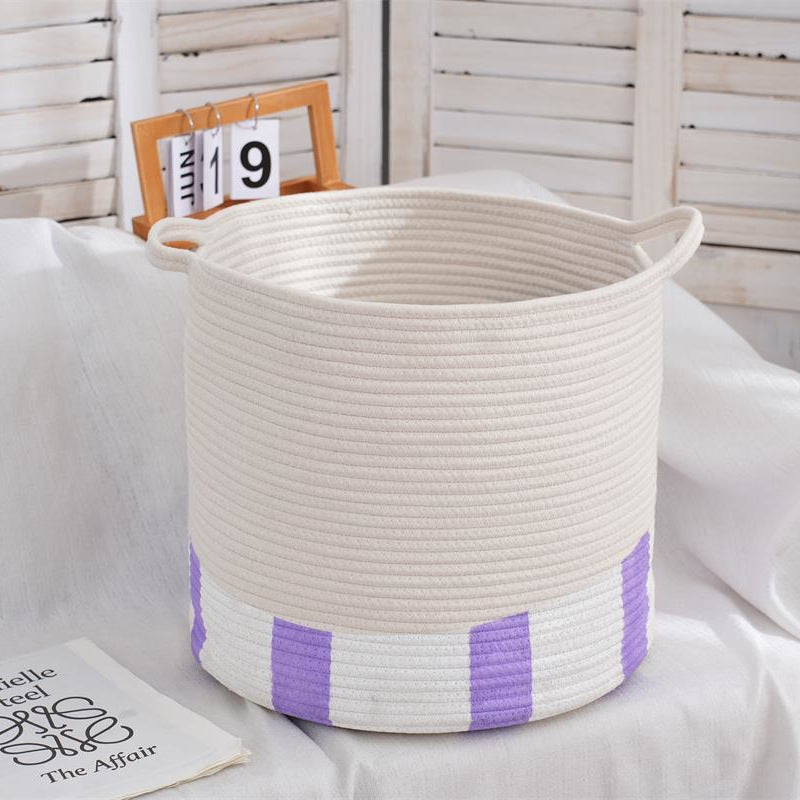 Decorative Storage Basket Green Orange | Kelmera