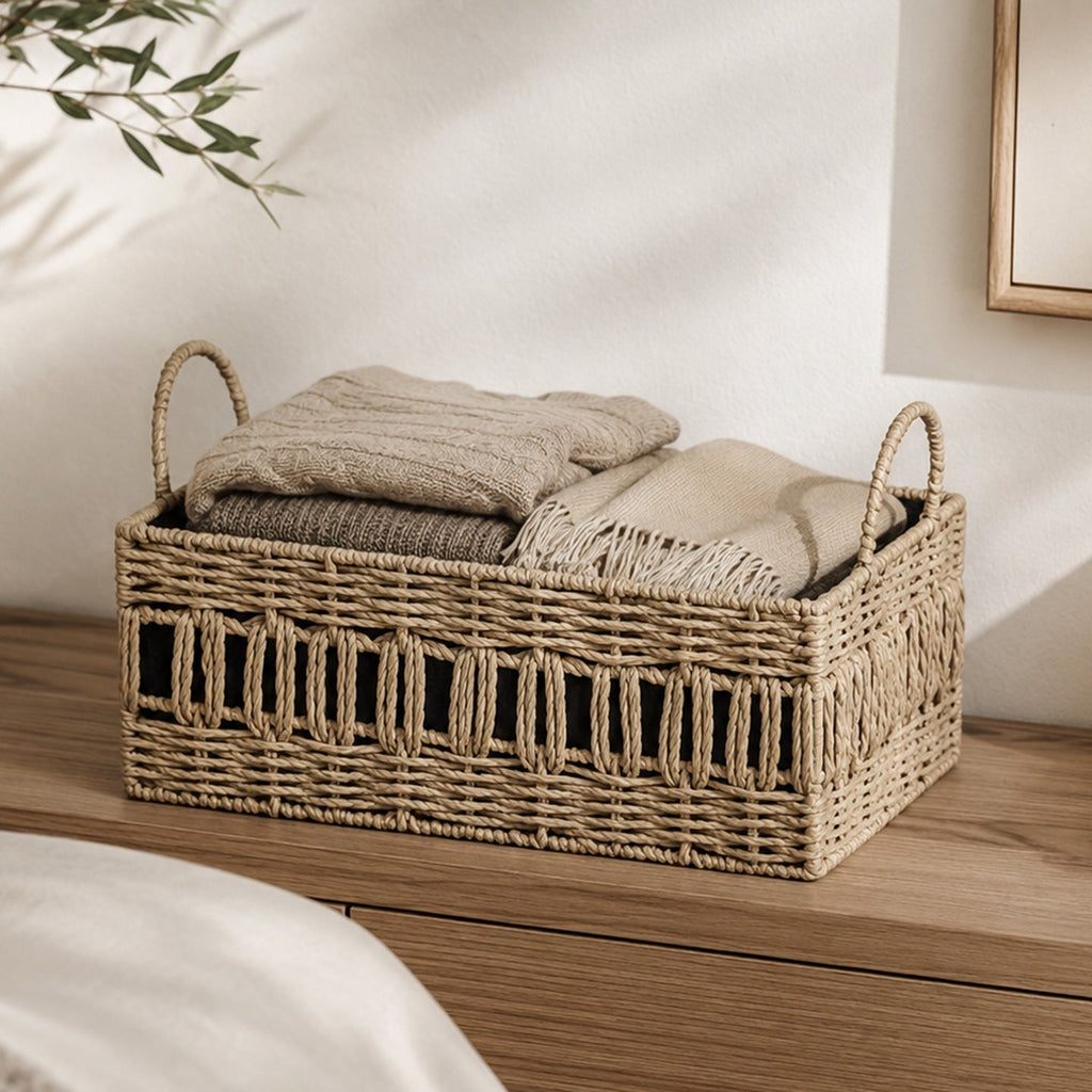 Decorative Storage Basket Handwoven | Kelmera