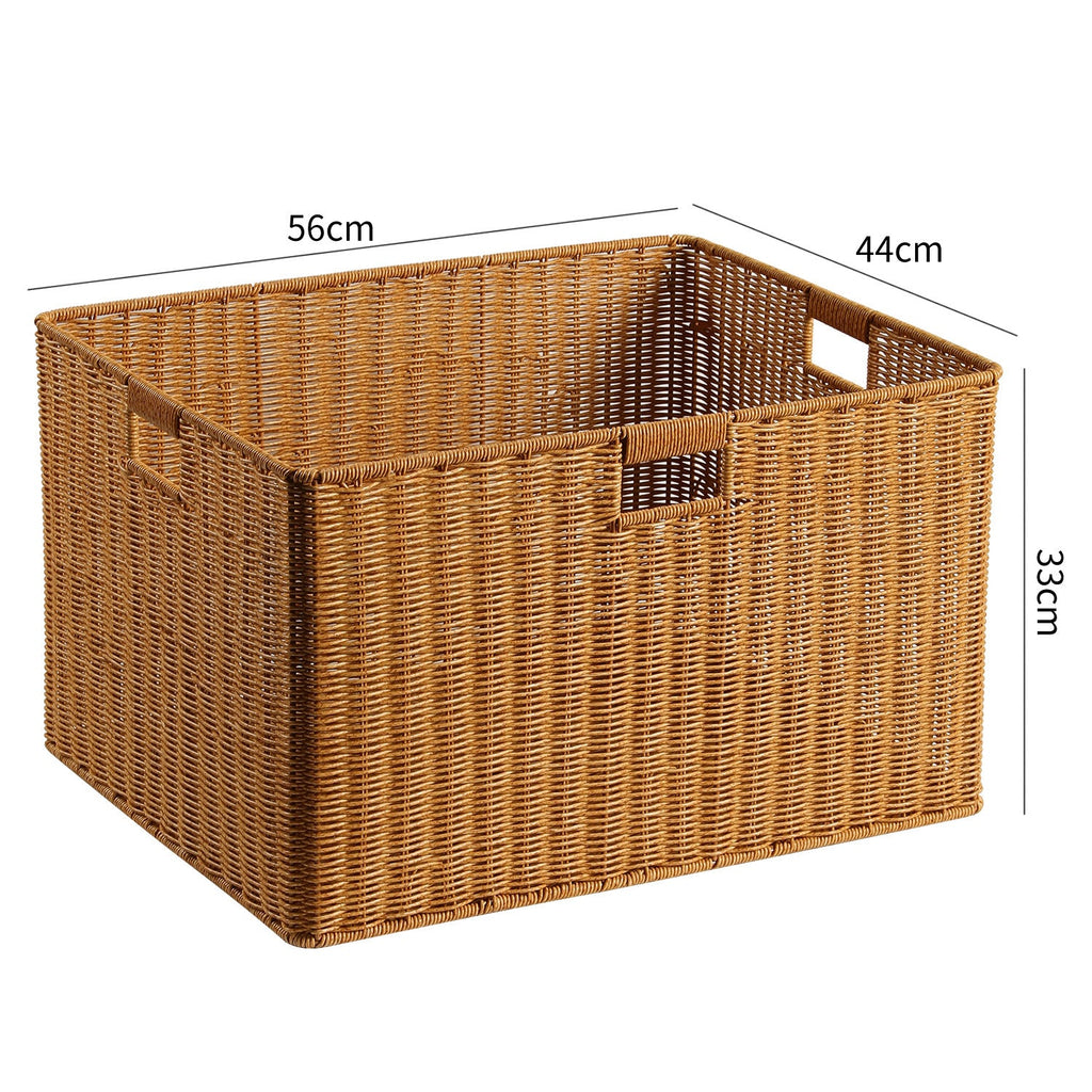Decorative Storage Basket Light Brown | Kelmera