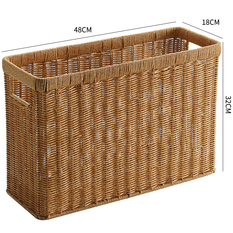 Decorative Storage Basket Light Brown | Kelmera