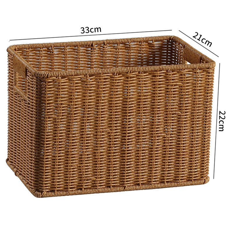 Decorative Storage Basket Light Brown | Kelmera