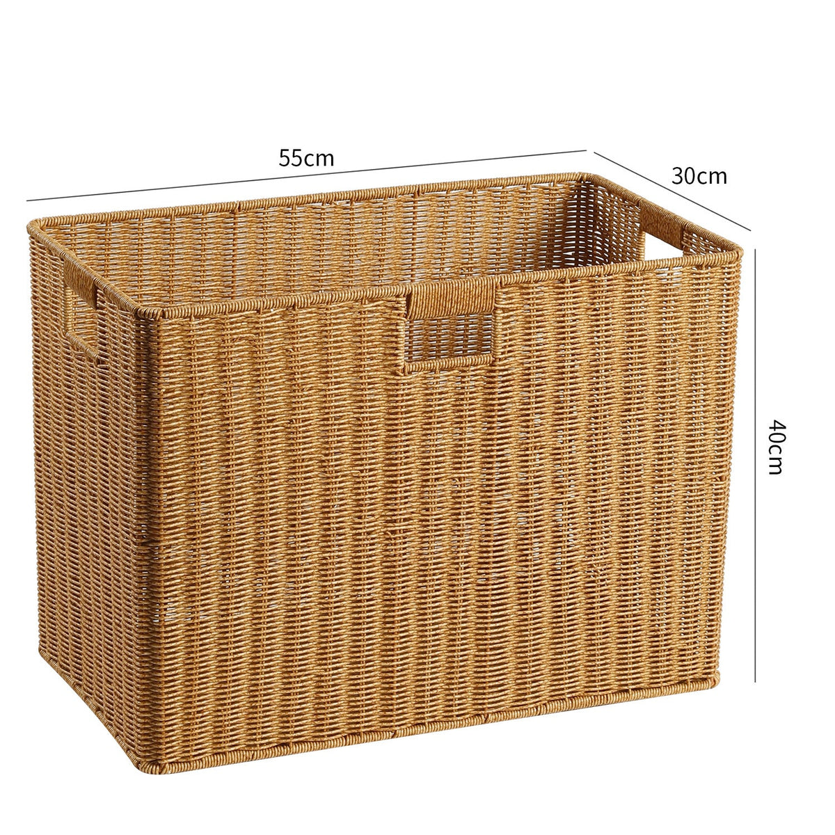 Decorative Storage Basket Light Brown | Kelmera