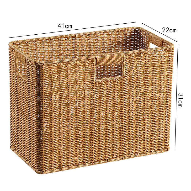 Decorative Storage Basket Light Brown | Kelmera