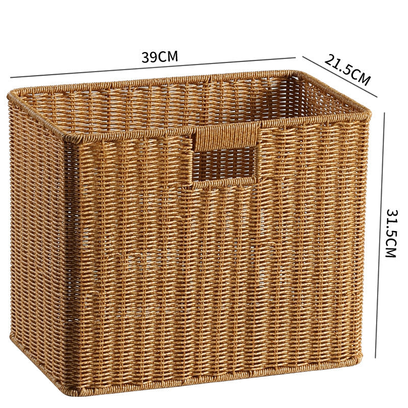 Decorative Storage Basket Light Brown | Kelmera