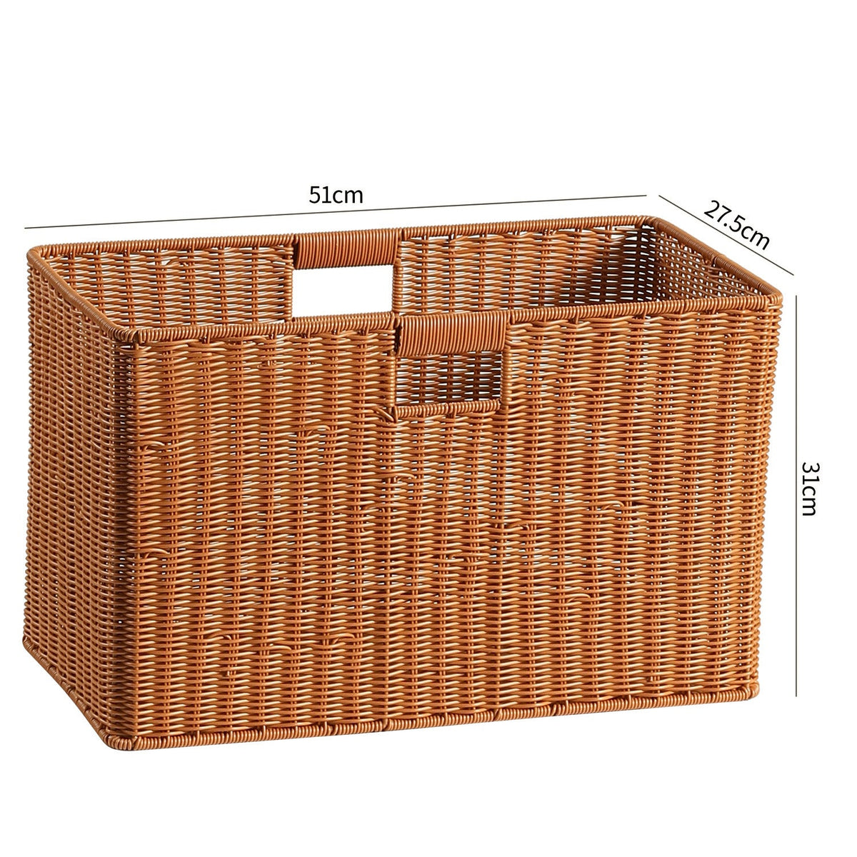Decorative Storage Basket Light Brown | Kelmera