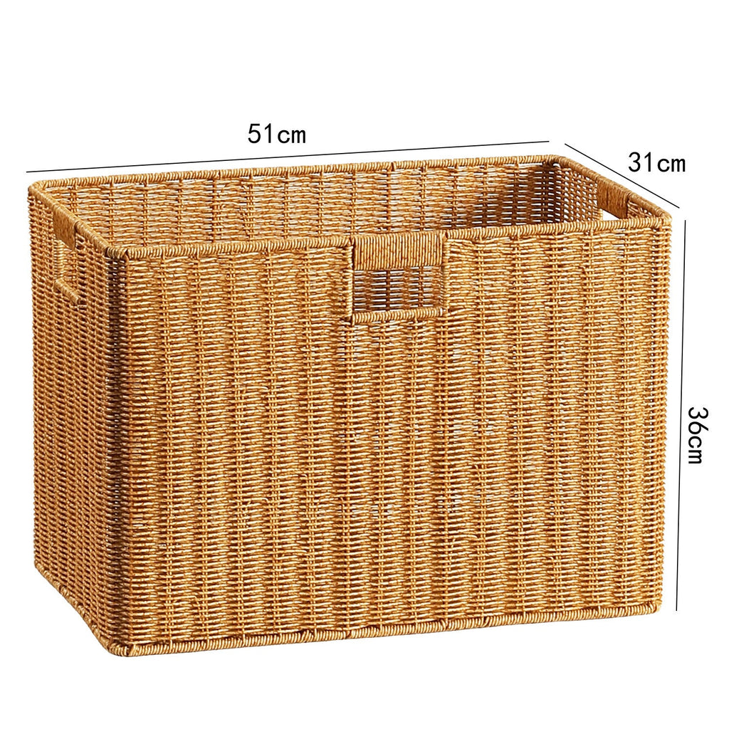 Decorative Storage Basket Light Brown | Kelmera