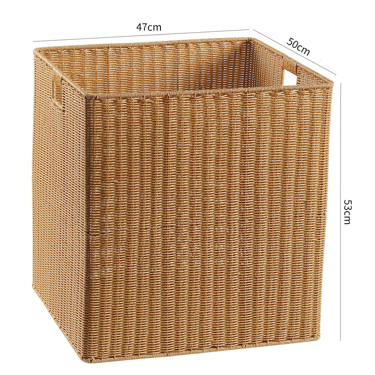 Decorative Storage Basket Light Brown | Kelmera