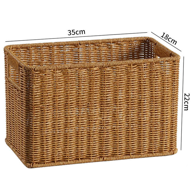 Decorative Storage Basket Light Brown | Kelmera