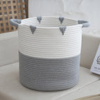 Decorative Storage Basket Light Grey Pink | Kelmera