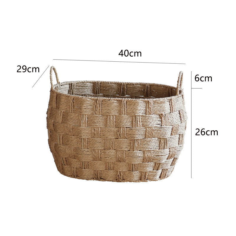 Decorative Storage Basket made of Natural Material | Kelmera