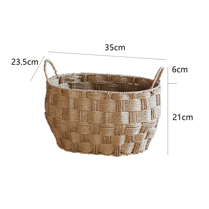 Decorative Storage Basket made of Natural Material | Kelmera
