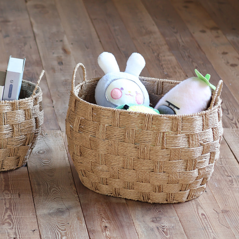 Decorative Storage Basket made of Natural Material | Kelmera