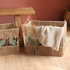 Decorative Storage Basket made of Natural Material Soft Textile | Kelmera