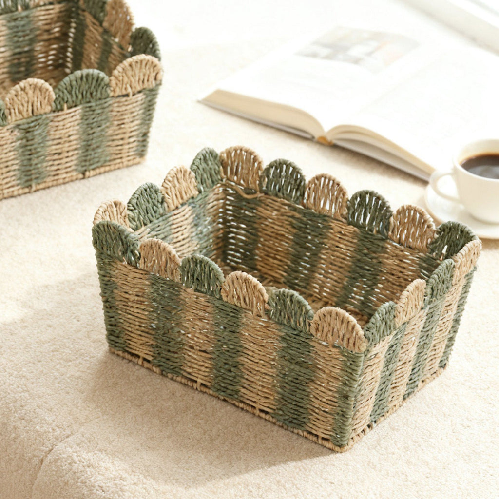 Decorative Storage Basket made of Woven Material | Kelmera